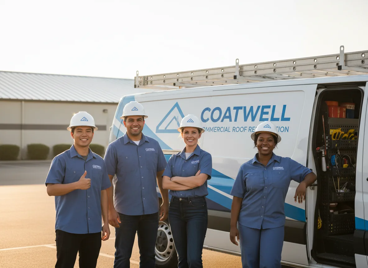 Commercial roof coating company in Holdenville, OK
